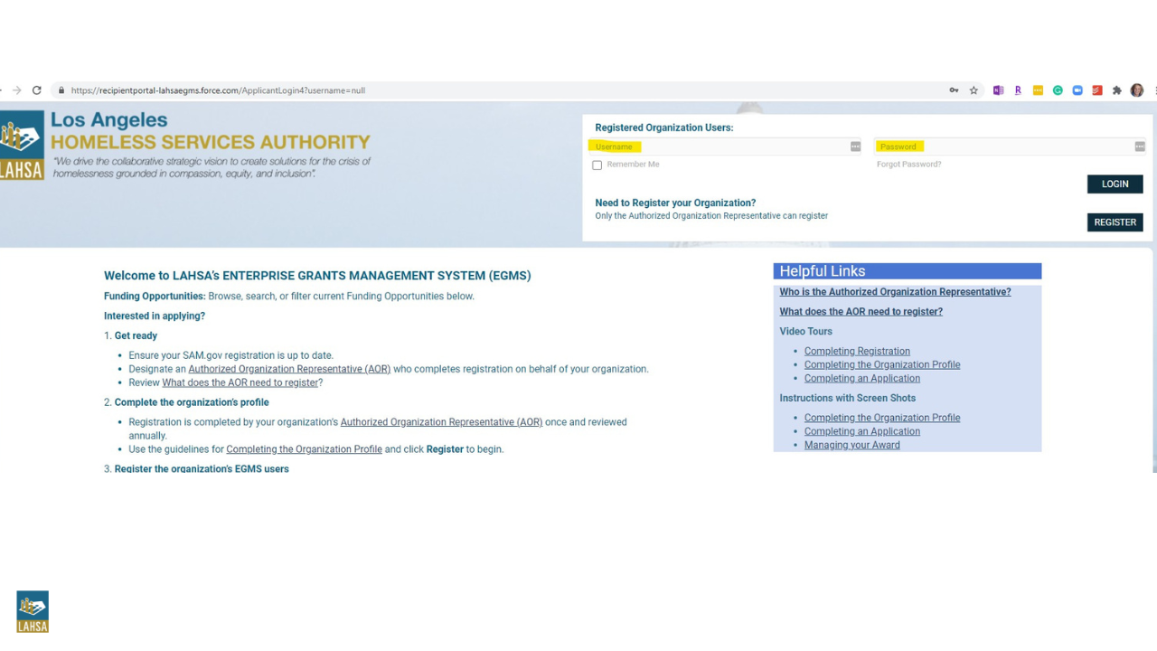 Enterprise Grants Management System project artifact 6